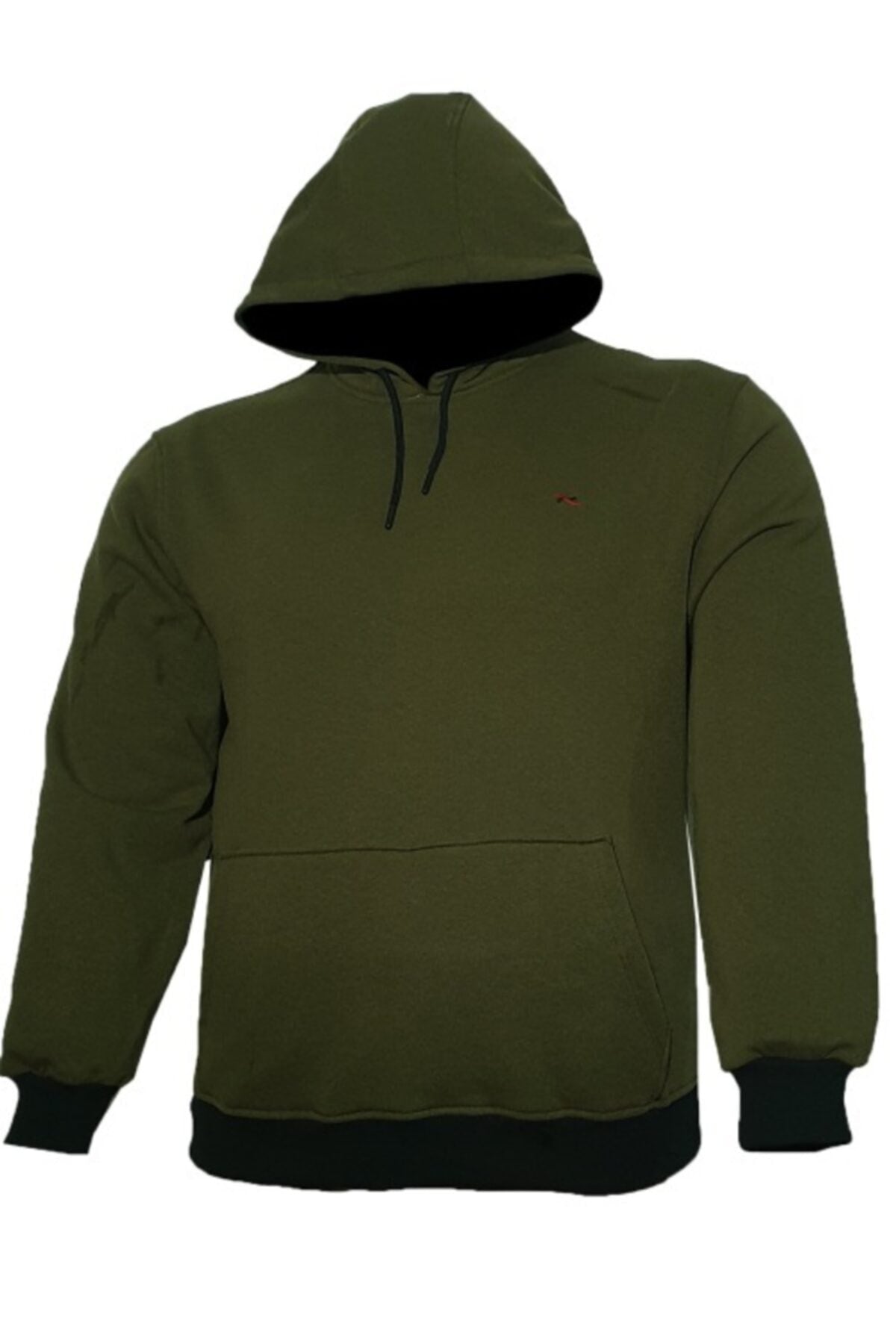 Büyük Beden Kapşonlu Kışlık Sweatshirt