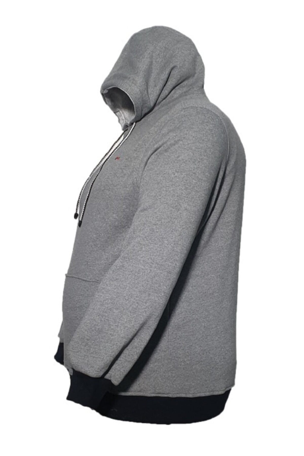 Büyük Beden Kapşonlu Kışlık Sweatshirt