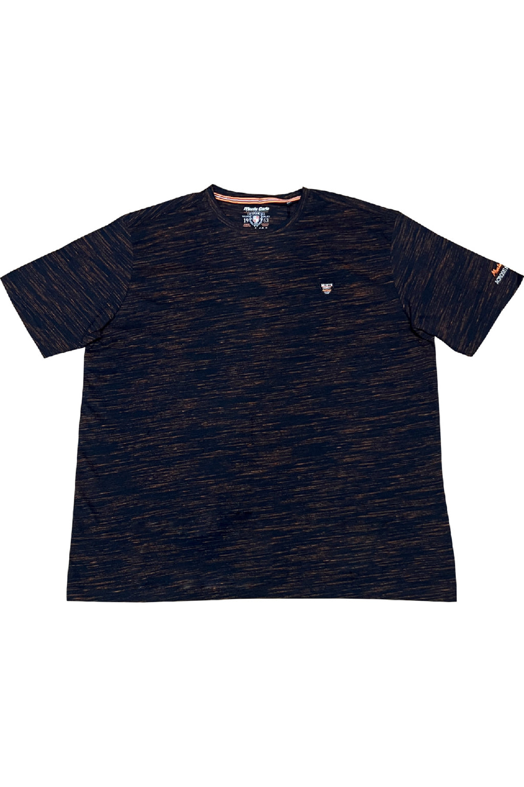 Büyük Beden Flamlı Likralı Penye T-shirt
