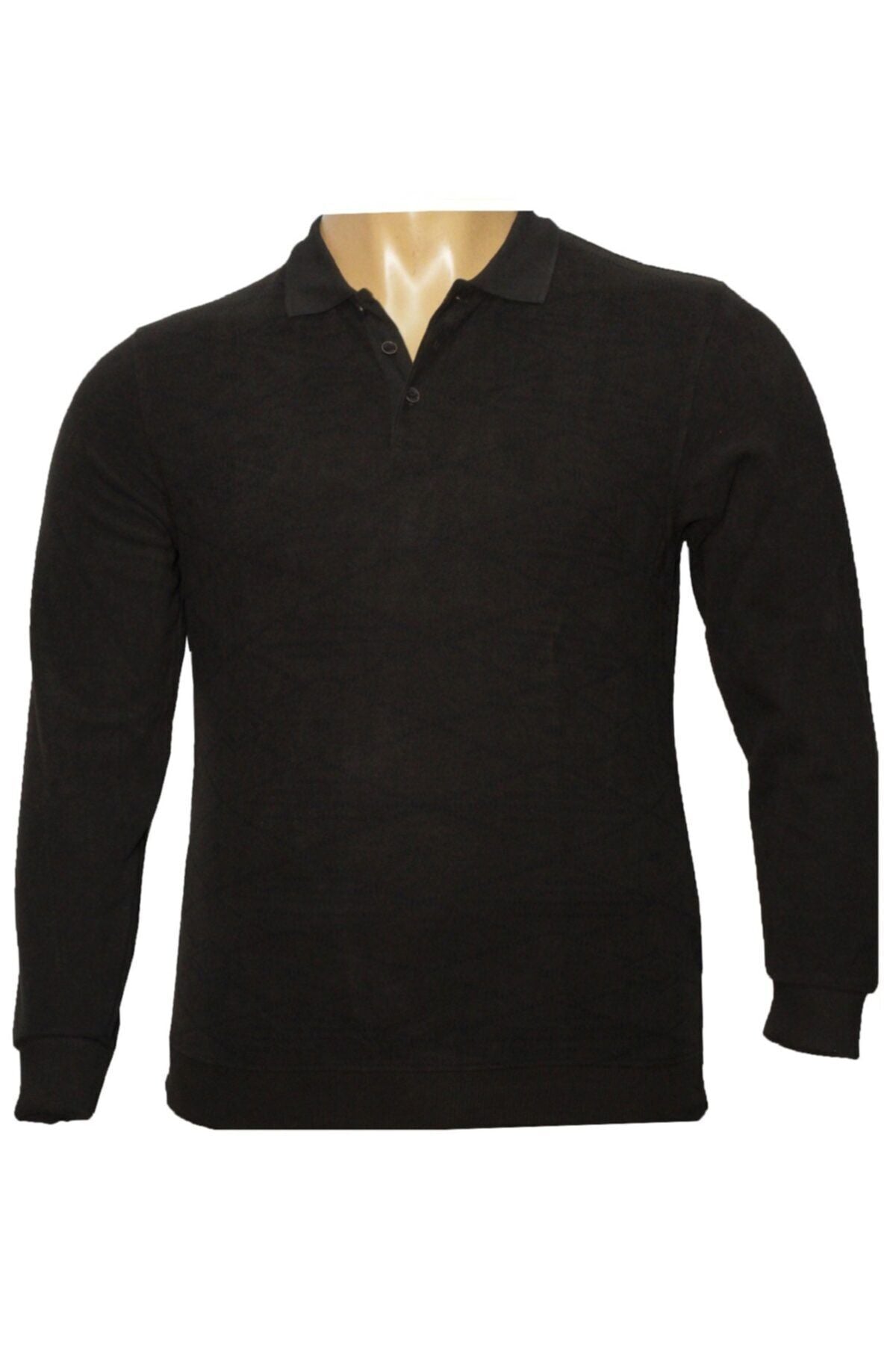 Erkek Yeşil  Büyük Beden Desenli Kalın Sweatshirt