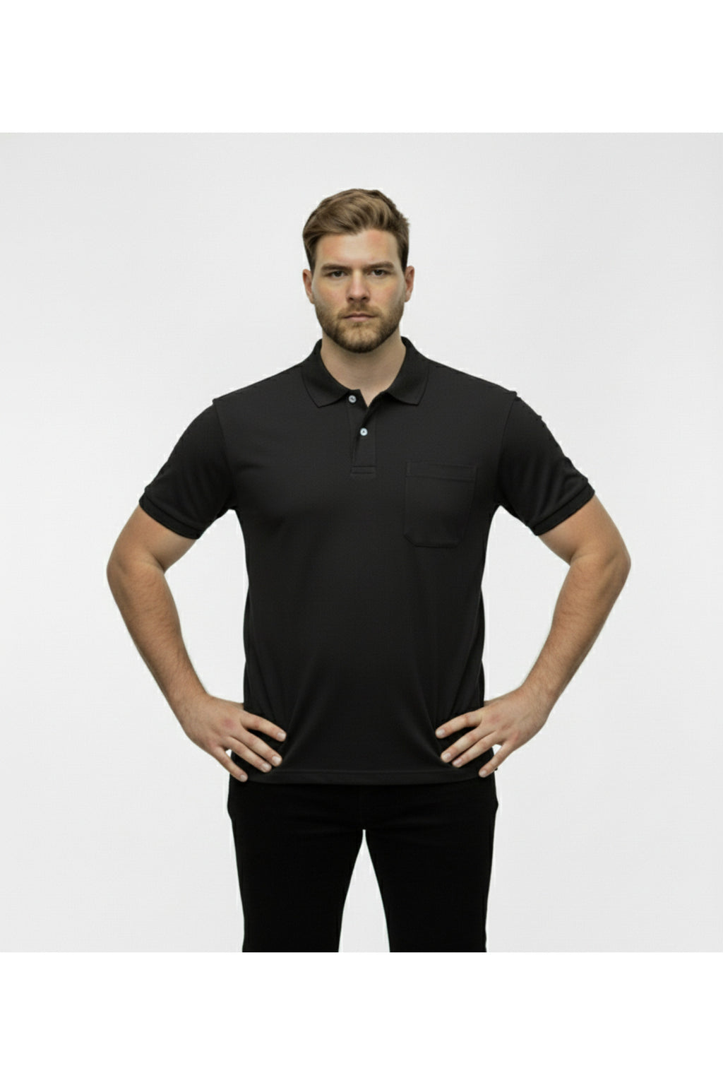 Büyük Beden Polo Yaka T-shirt