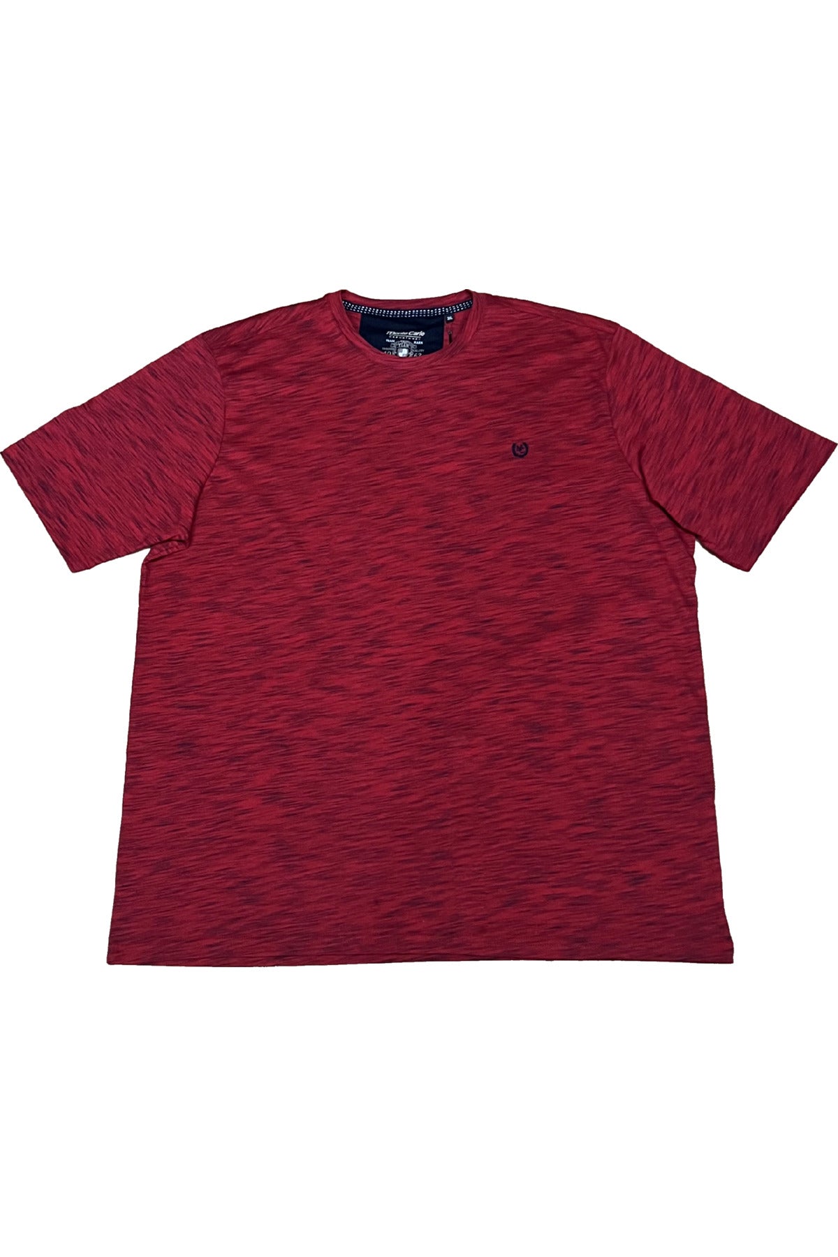 Büyük Beden Flamlı Likralı Penye T-shirt