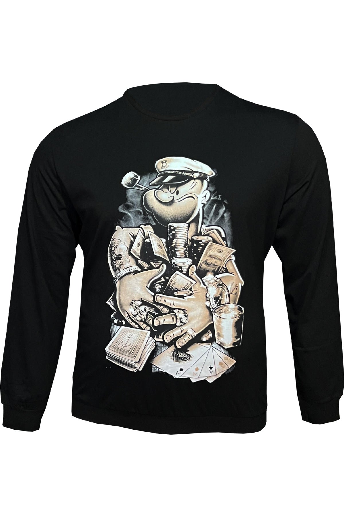 Büyük Beden Baskılı Sweatshirt