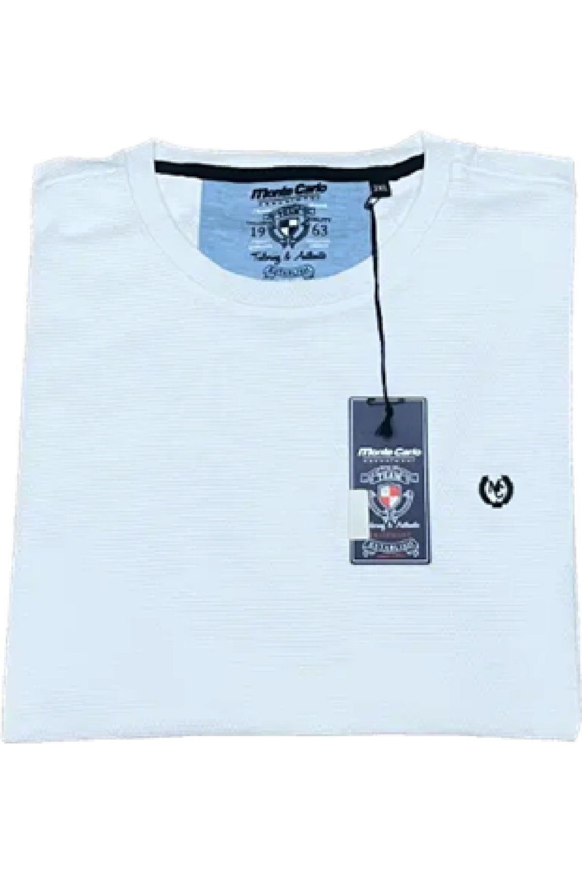 Büyük Beden Waffle Örme Likralı Penye T-shirt