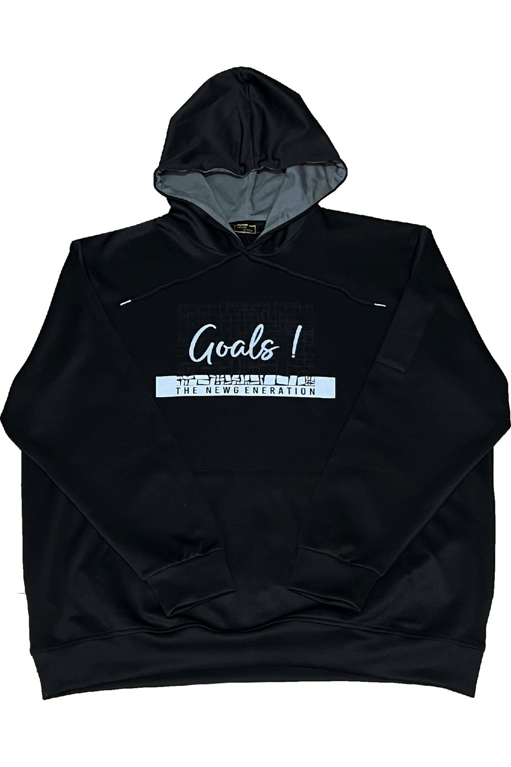 Büyük Beden Kapşonlu Baskılı Sweatshirt