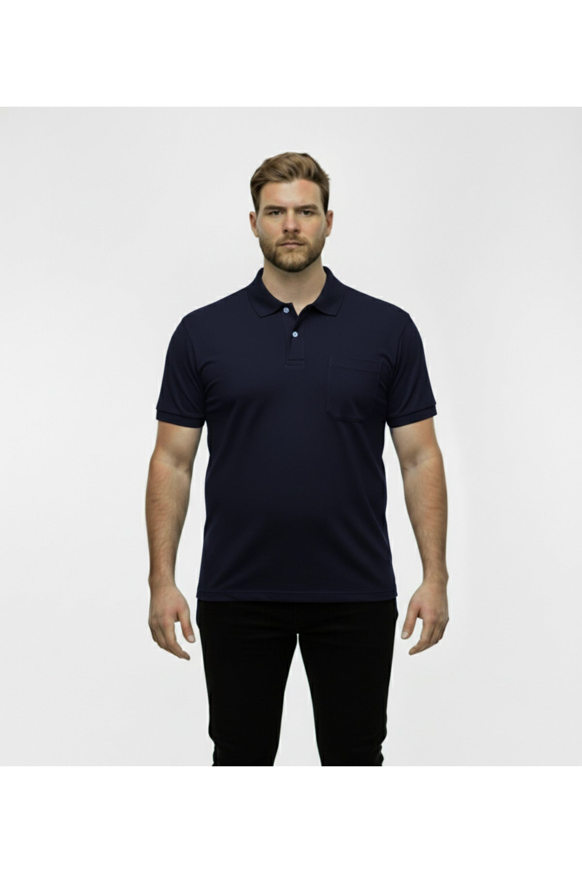 Büyük Beden Polo Yaka T-shirt