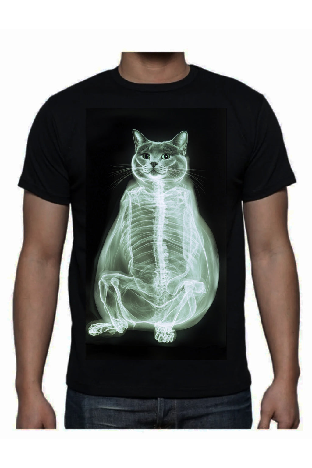 Büyük Beden Dijital Baskılı T-shirt