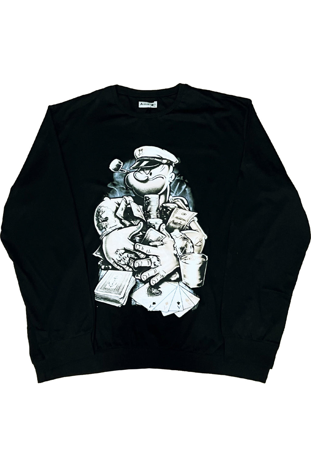 Büyük Beden Baskılı Sweatshirt