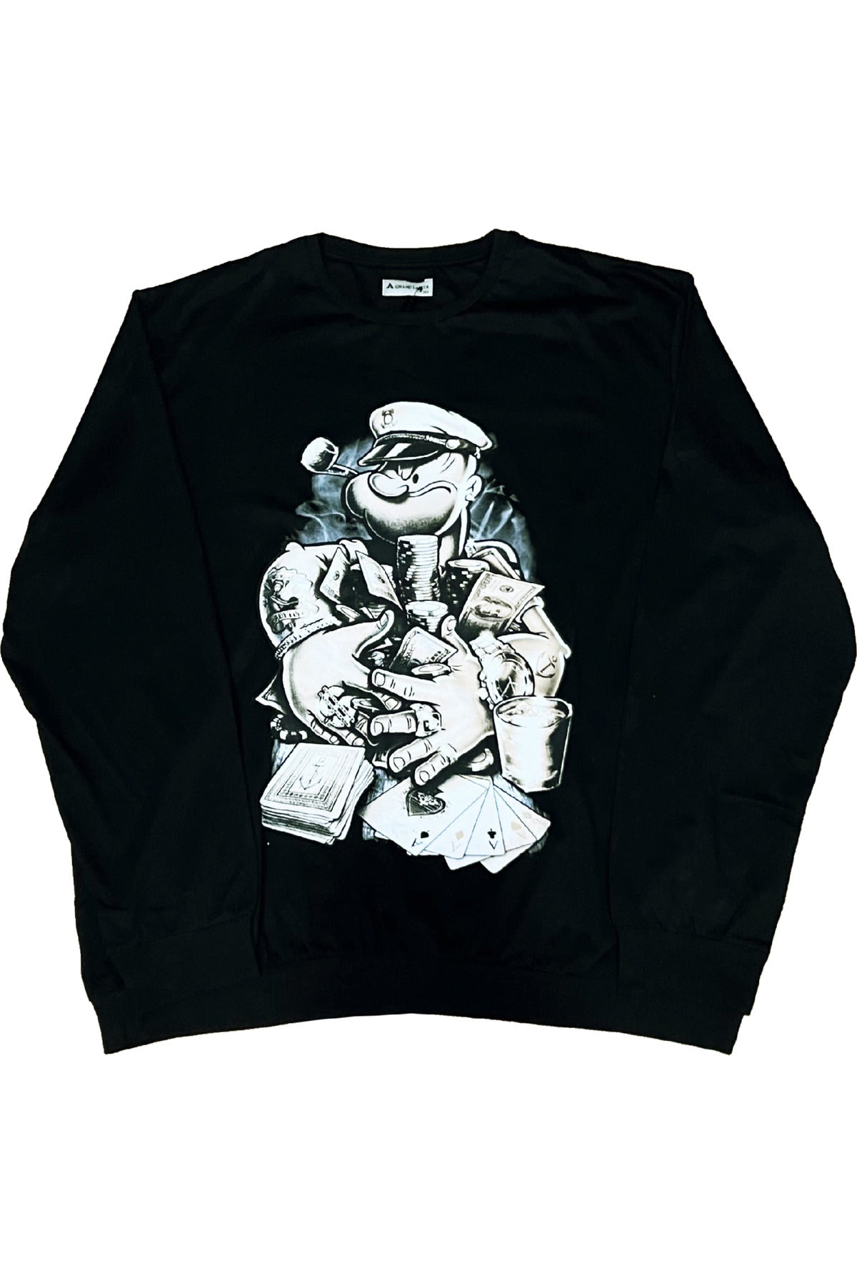 Büyük Beden Baskılı Sweatshirt