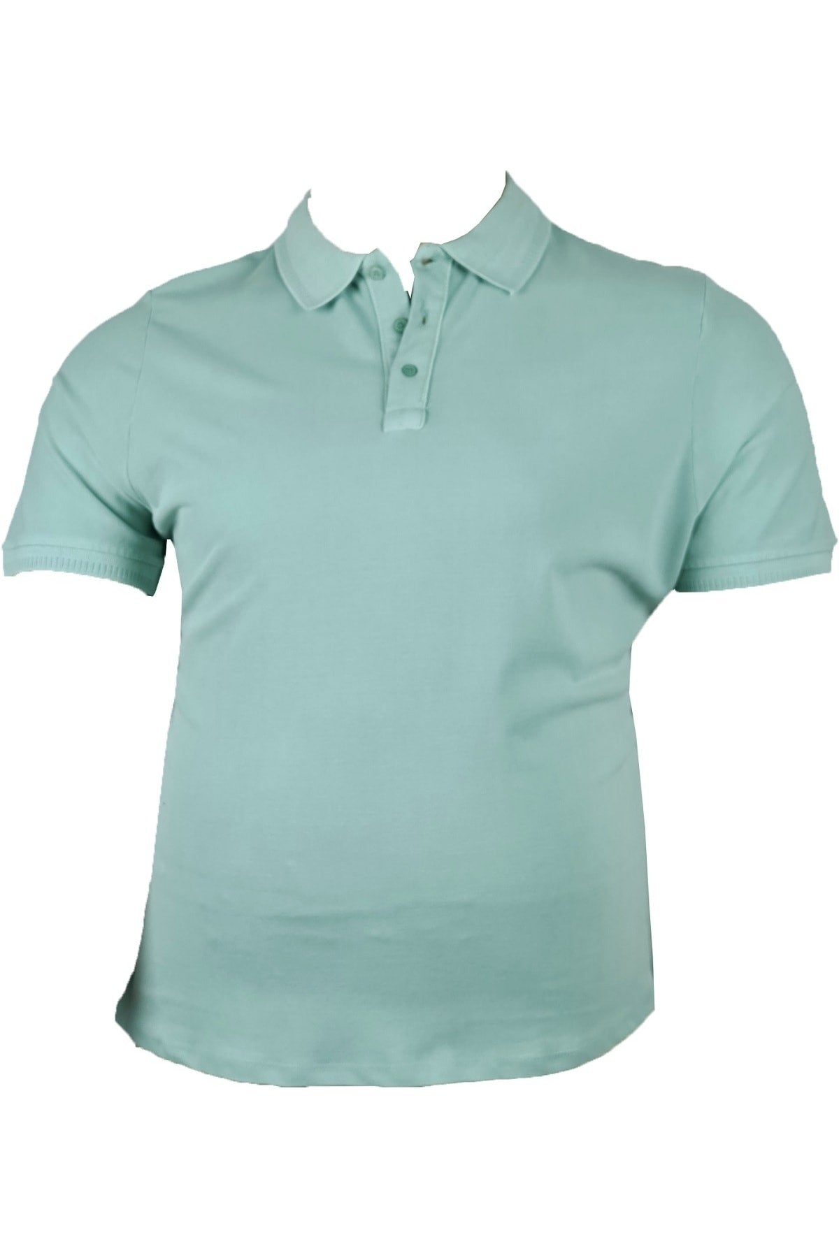 Büyük Beden Likralı Polo Yaka Lakost T-shirt