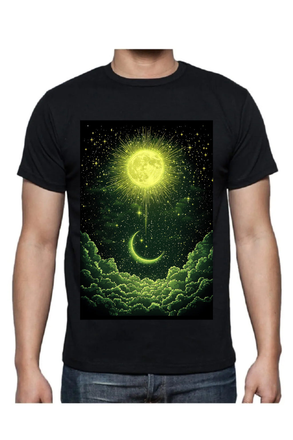 Büyük Beden Dijital Baskılı T-shirt