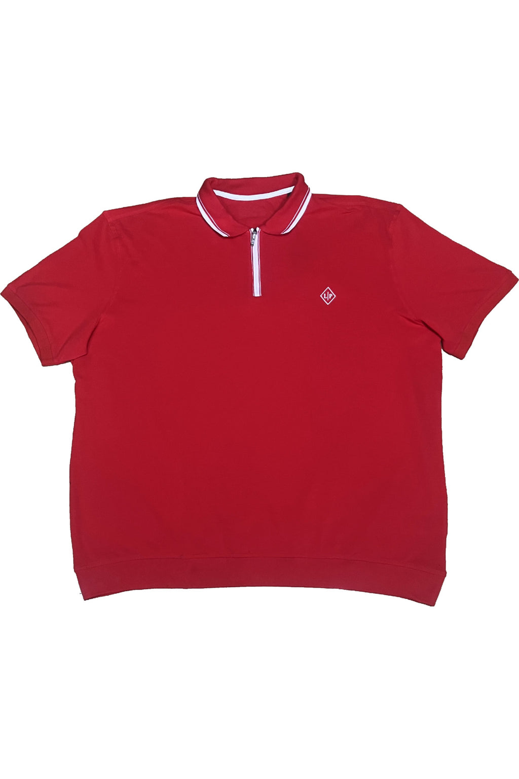 Büyük Beden Altı Lastikli Polo Yaka T-shirt