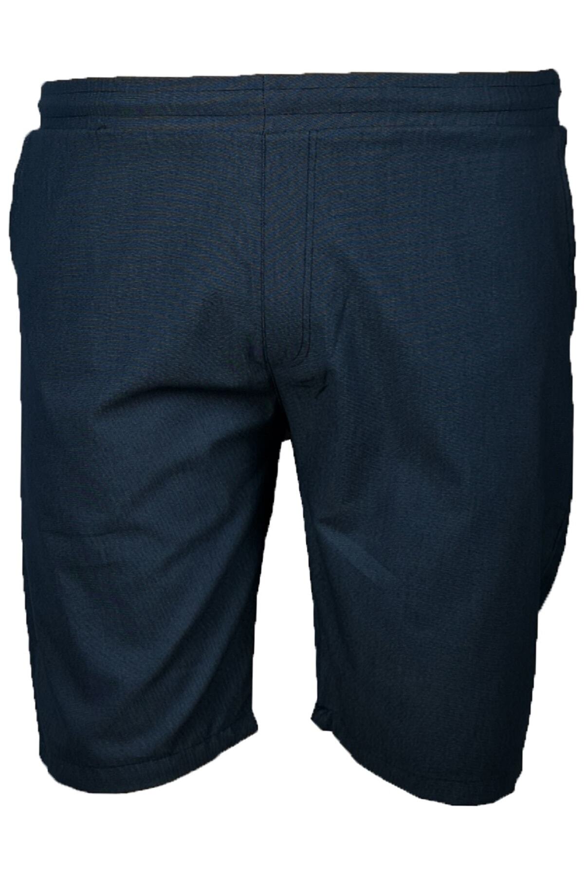 Büyük Beden Beli Lastikli Chino Short