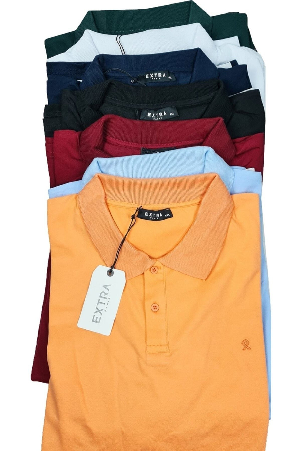 Büyük Beden Polo Yaka Lakost T-shirt