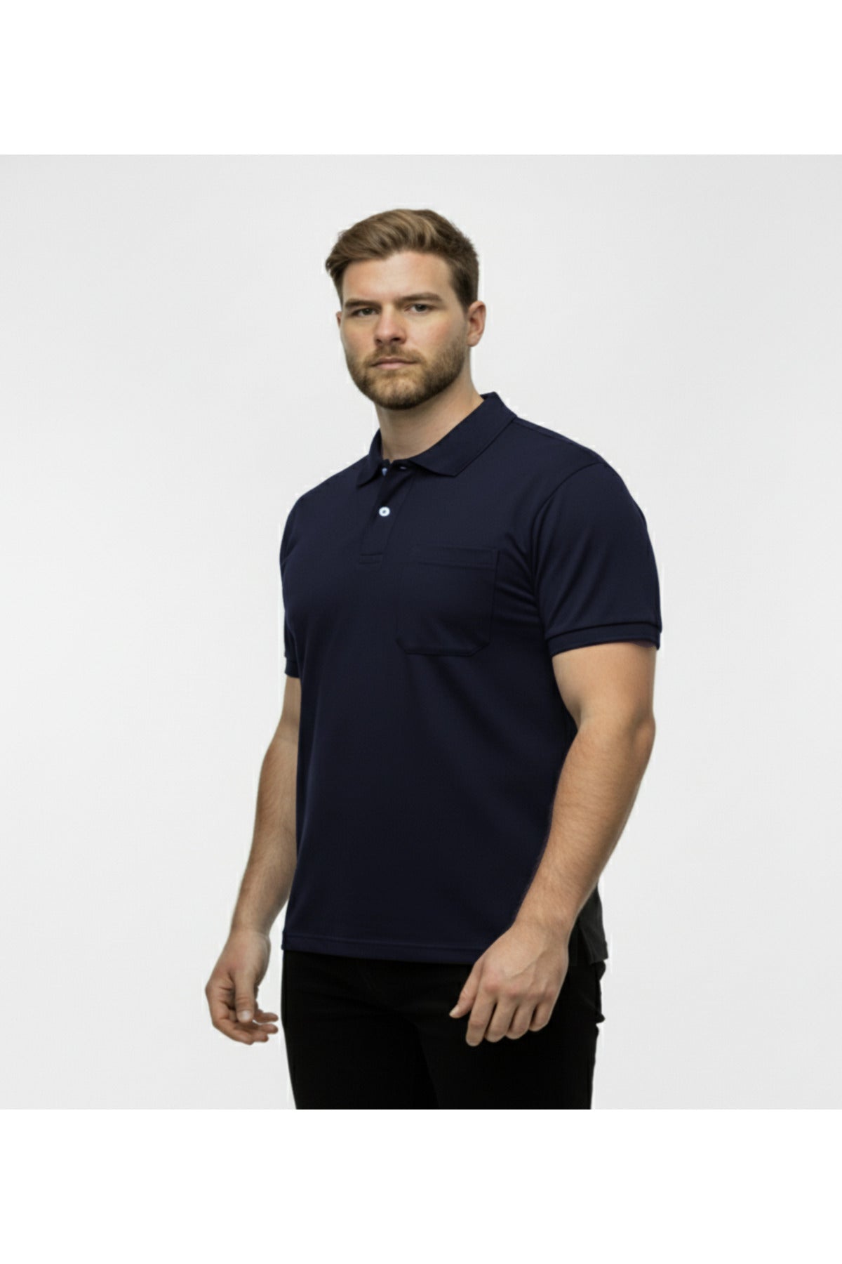 Büyük Beden Polo Yaka T-shirt