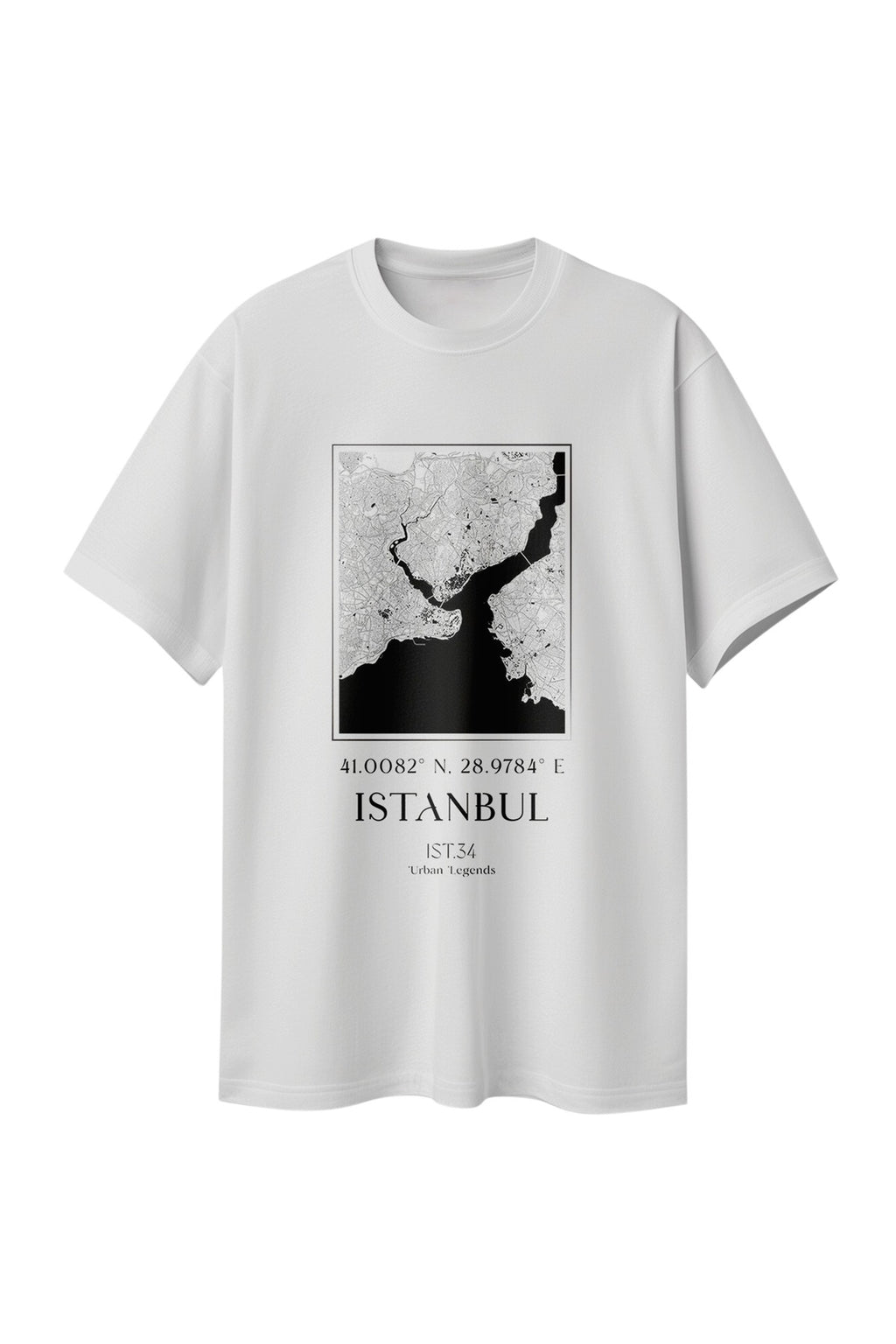 Büyük Beden Dijital Baskılı T-shirt