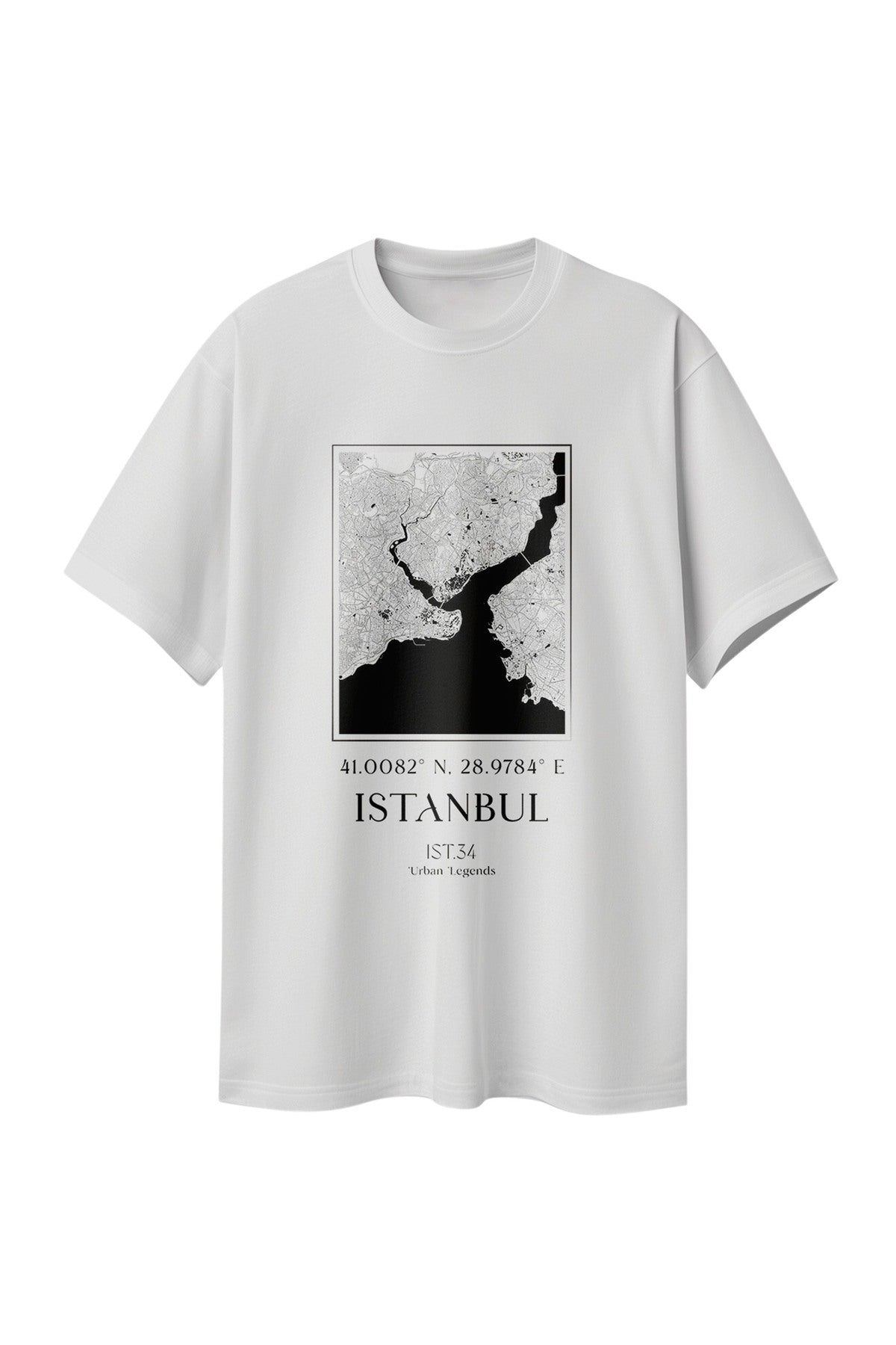 Büyük Beden Dijital Baskılı T-shirt