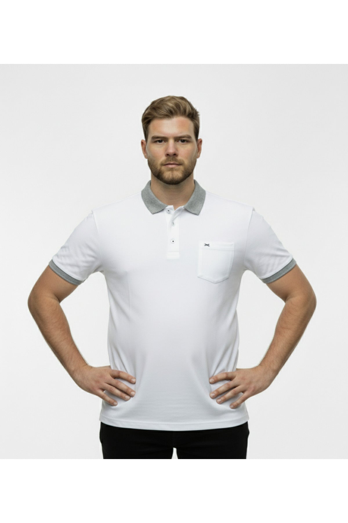 Büyük Beden Erkek Polo Yaka T-Shirt