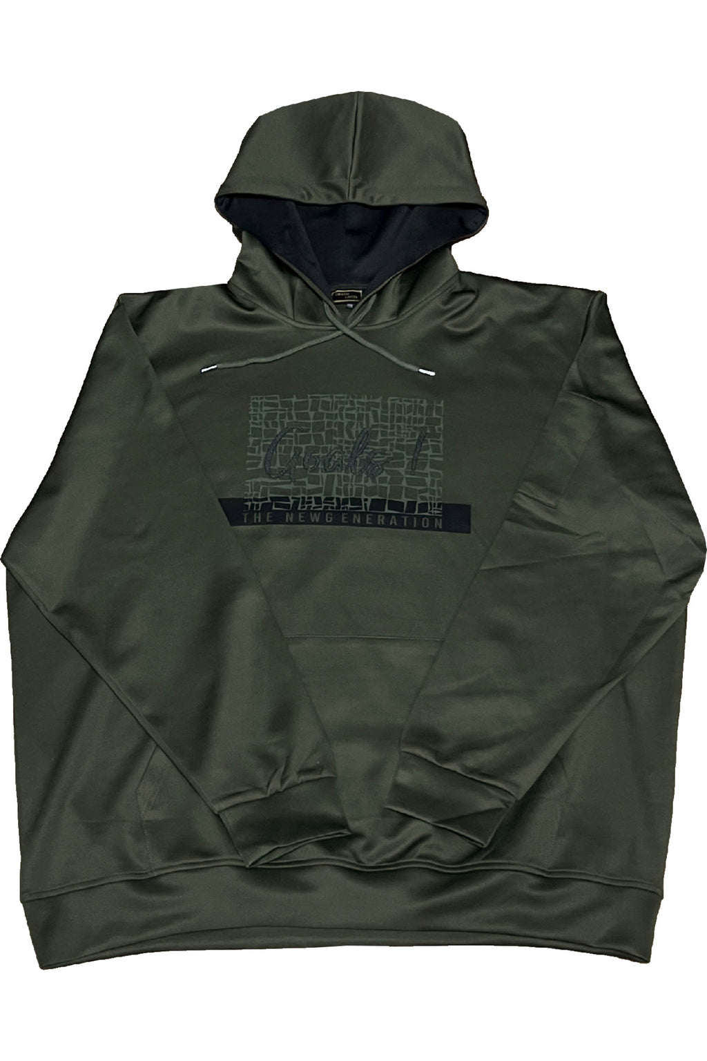 Büyük Beden Kapşonlu Baskılı Sweatshirt