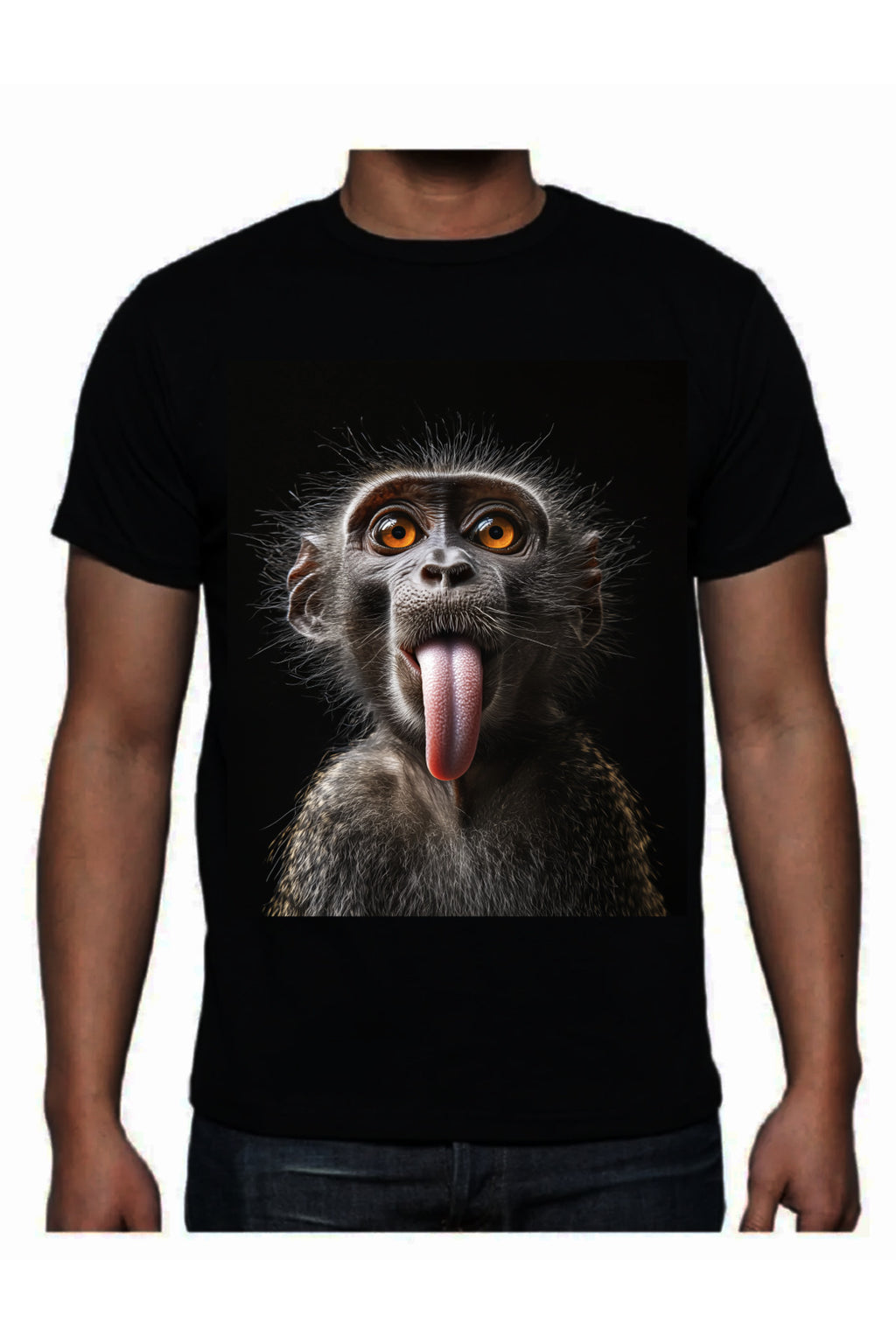 Büyük Beden Dijital Baskılı T-shirt