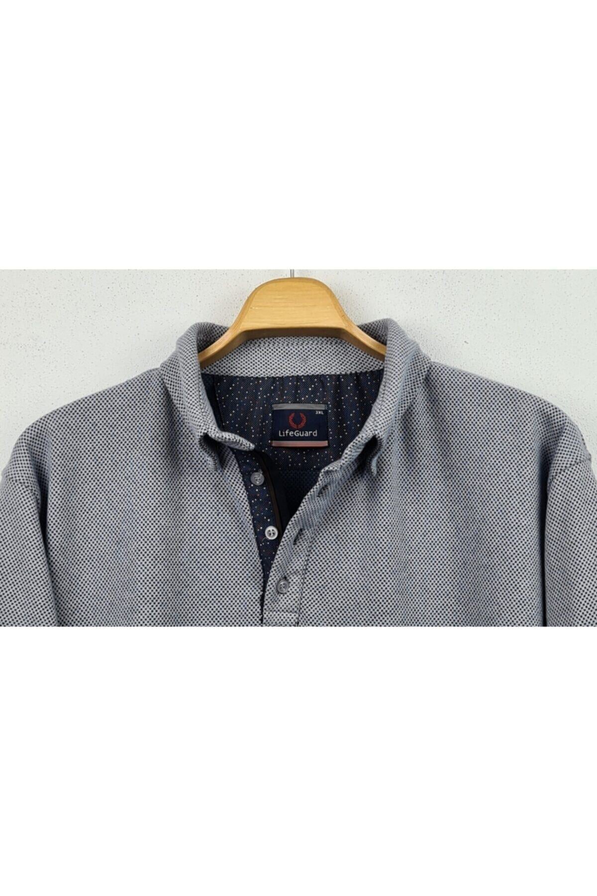 Büyük Beden Kışlık Polo Yaka Sweatshirt Bordo