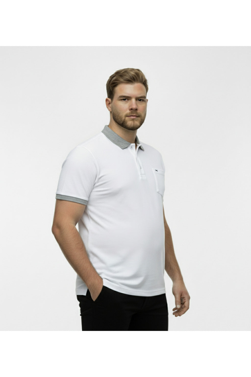 Büyük Beden Erkek Polo Yaka T-Shirt