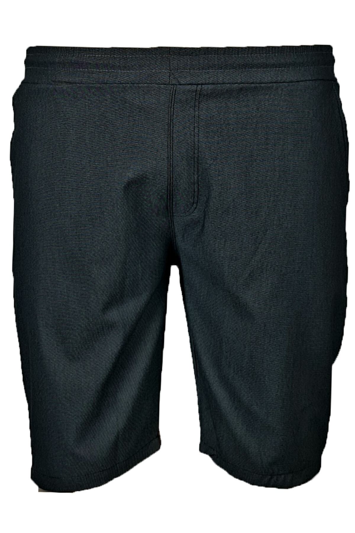 Büyük Beden Beli Lastikli Chino Short