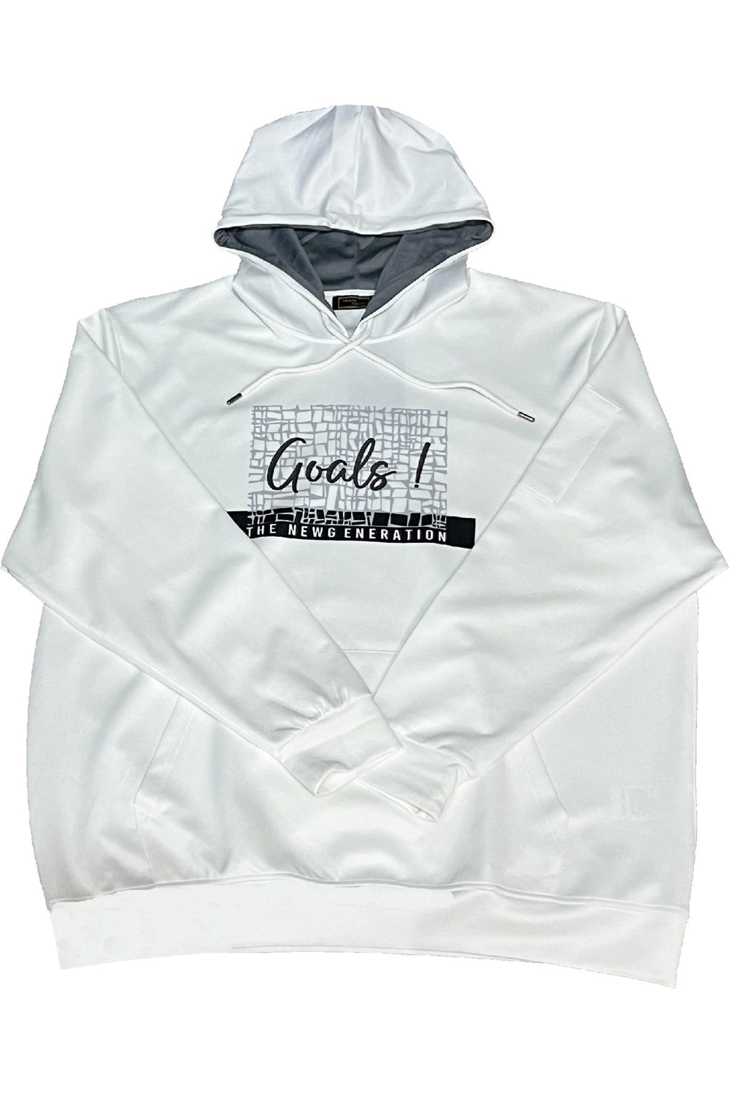 Büyük Beden Kapşonlu Baskılı Sweatshirt