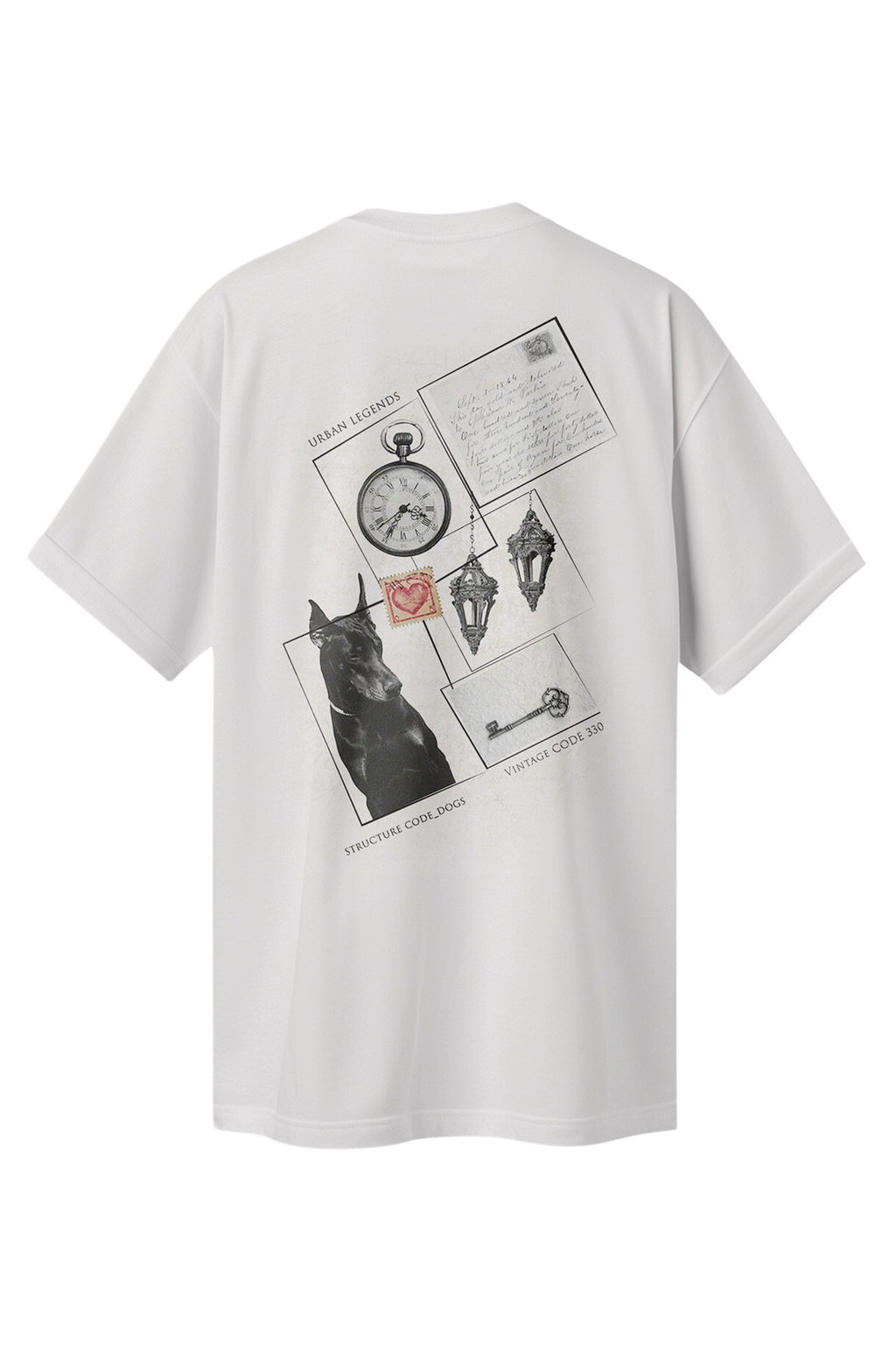 Büyük Beden Dijital Arka Baskılı T-shirt