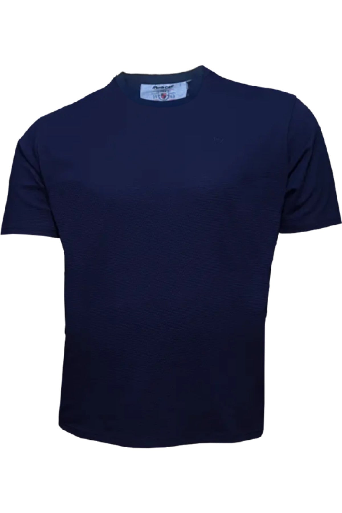 Büyük Beden Waffle Örme Likralı Penye T-shirt