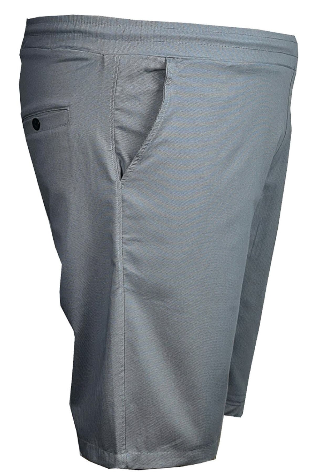 Büyük Beden Beli Lastikli Chino Short