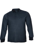 Büyük Beden Polo Yaka Mevsimlik Sweatshirt