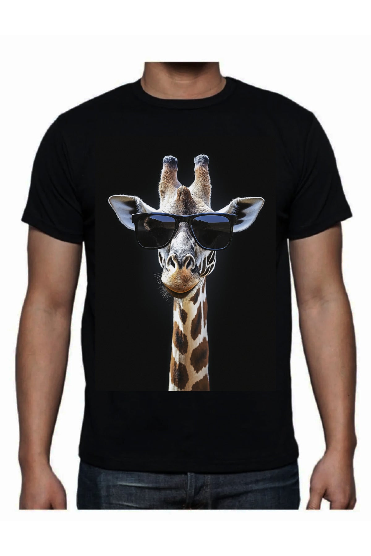 Büyük Beden Dijital Baskılı T-shirt