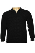Erkek Yeşil  Büyük Beden Desenli Kalın Sweatshirt