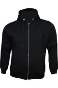 Büyük Beden Kapşonlu Fermuarlı Sweatshirt