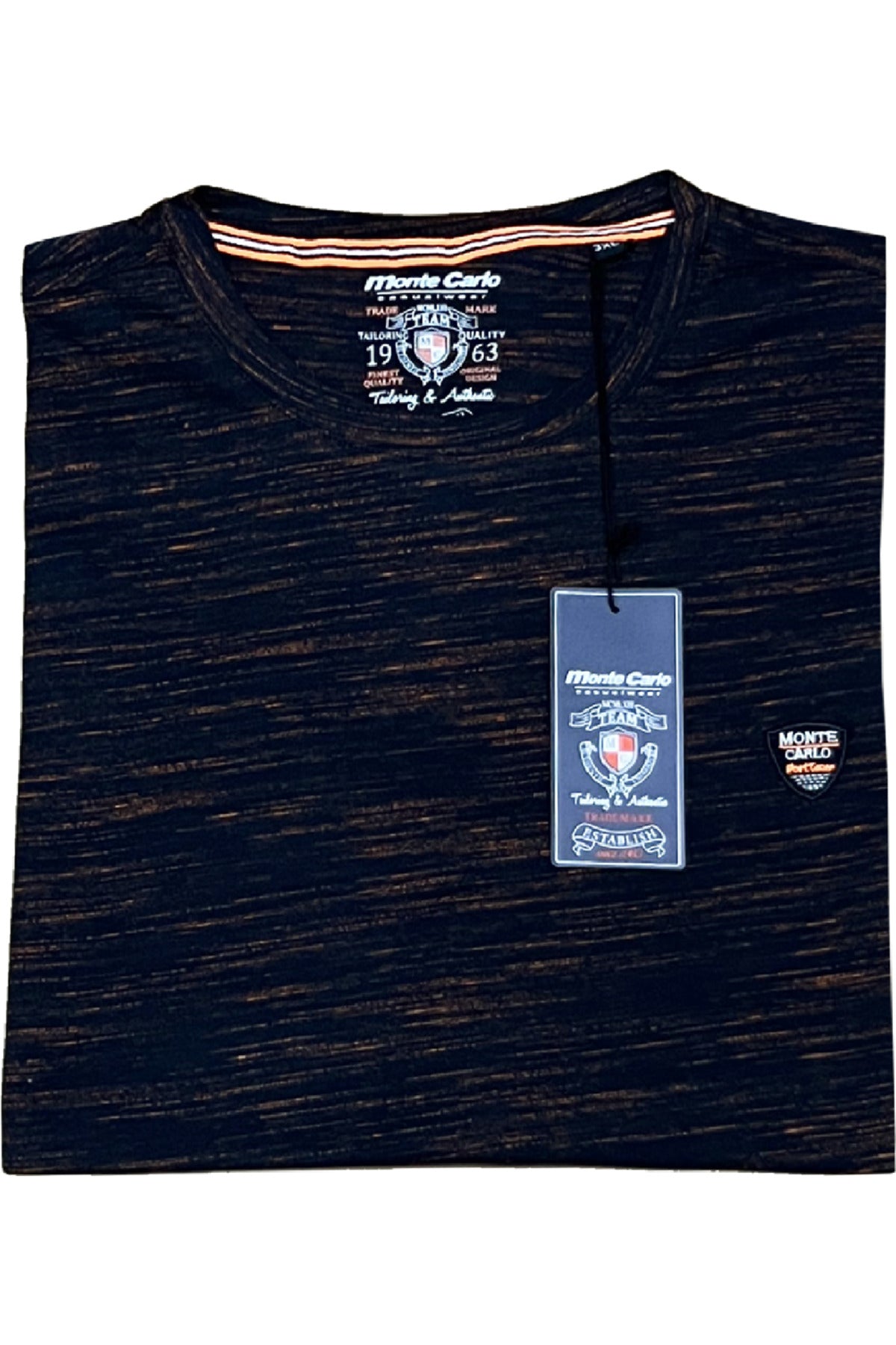 Büyük Beden Flamlı Likralı Penye T-shirt