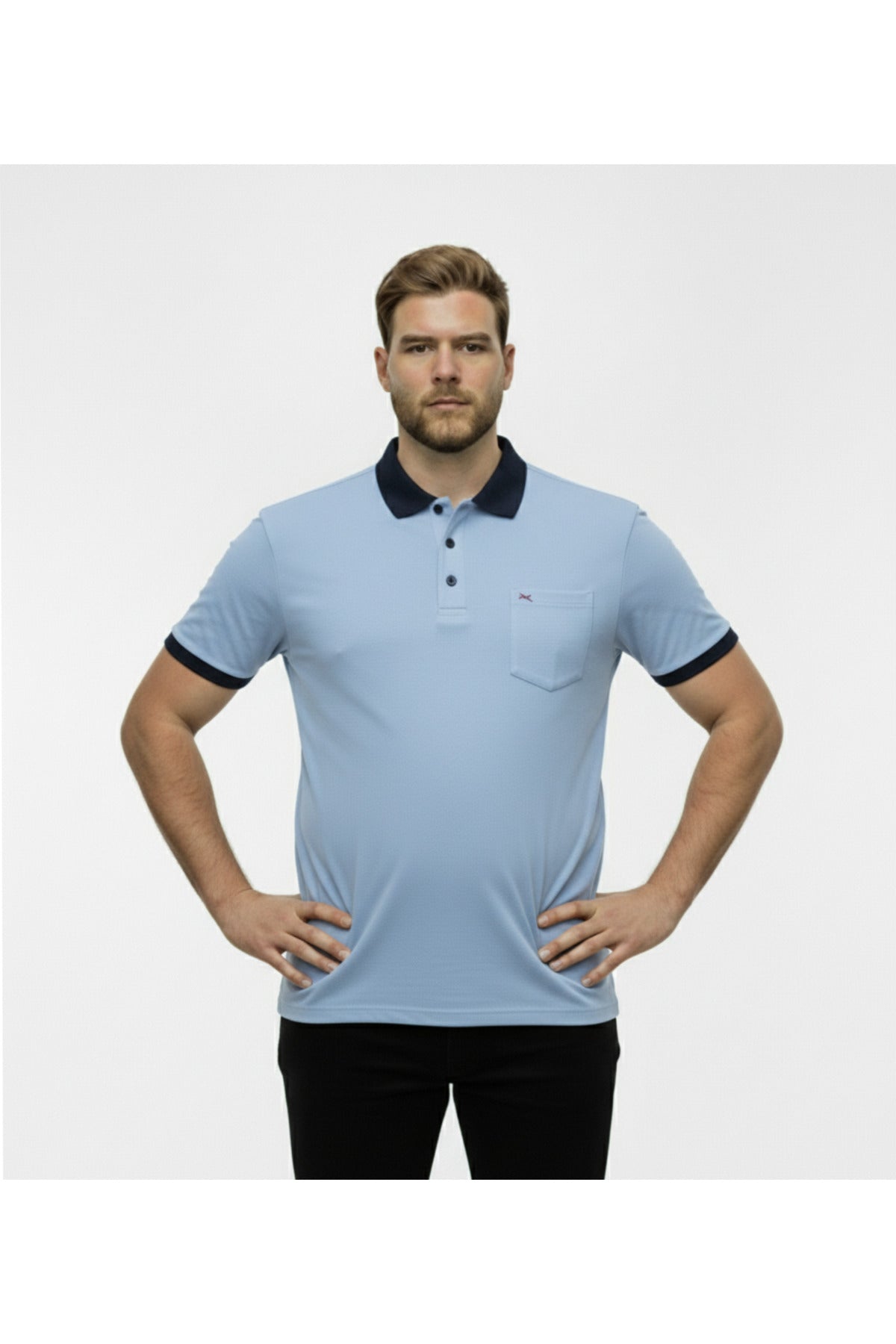 Büyük Beden Erkek Polo Yaka T-Shirt