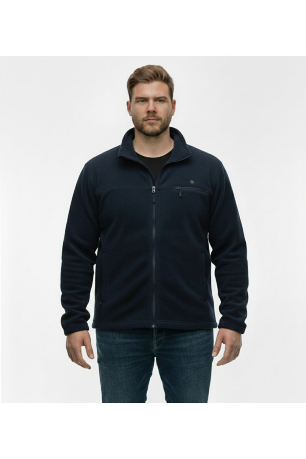 Büyük Beden Fermuarlı Polar Sweatshirt Bordo