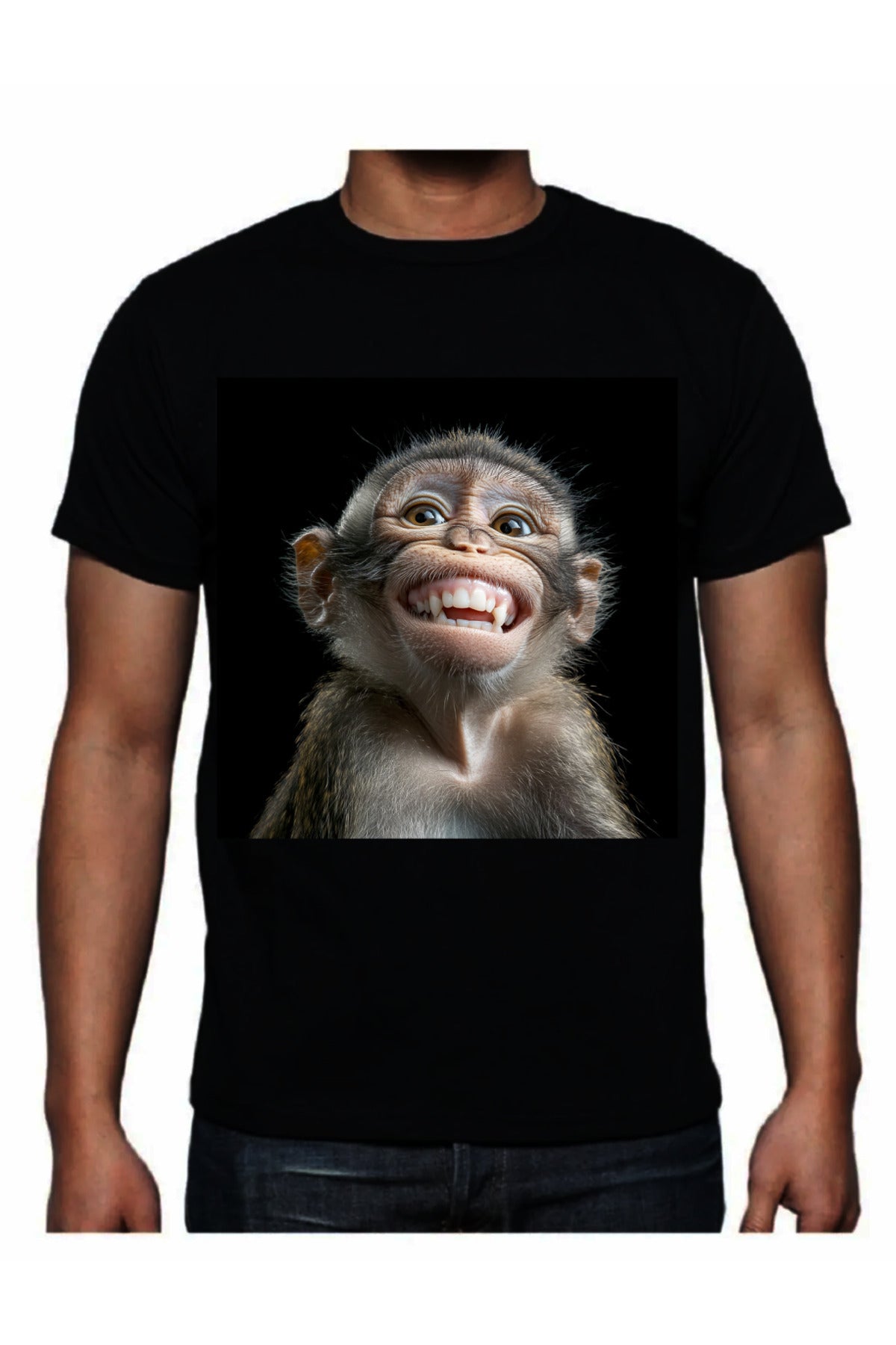 Büyük Beden Dijital Baskılı T-shirt