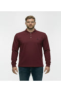 Büyük Beden Polo Yaka Yıkamalı Likralı Sweatshirt