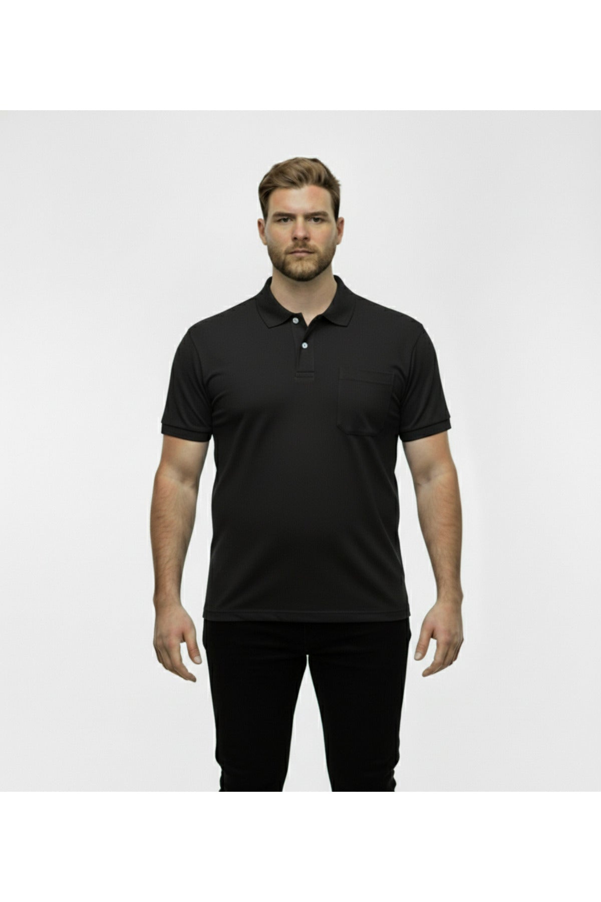 Büyük Beden Polo Yaka T-shirt