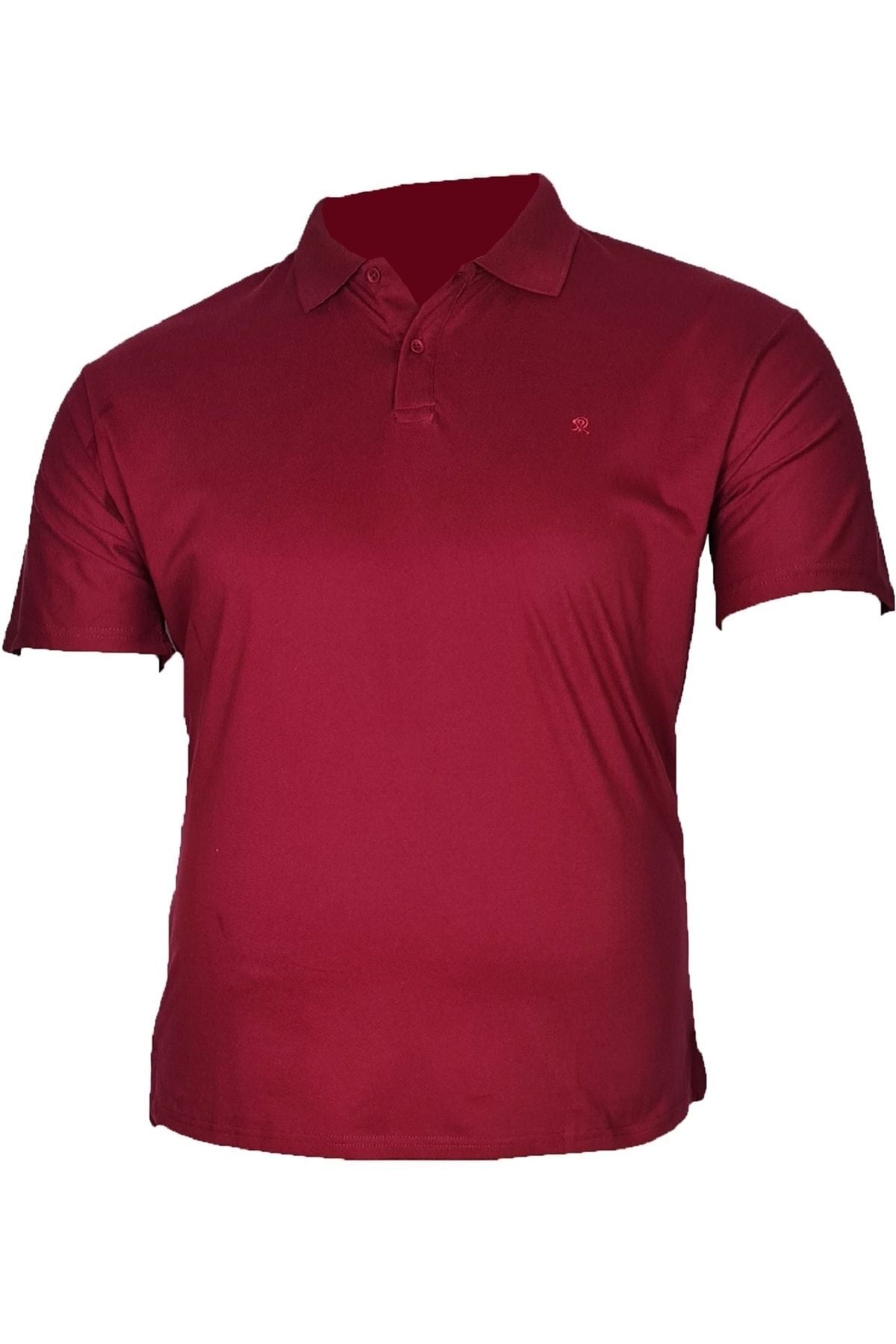 Büyük Beden Polo Yaka Lakost T-shirt