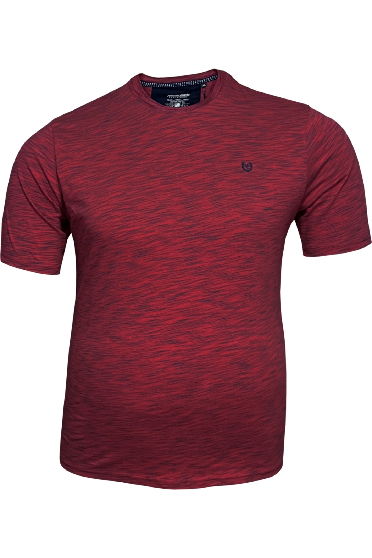 Büyük Beden Flamlı Likralı Penye T-shirt