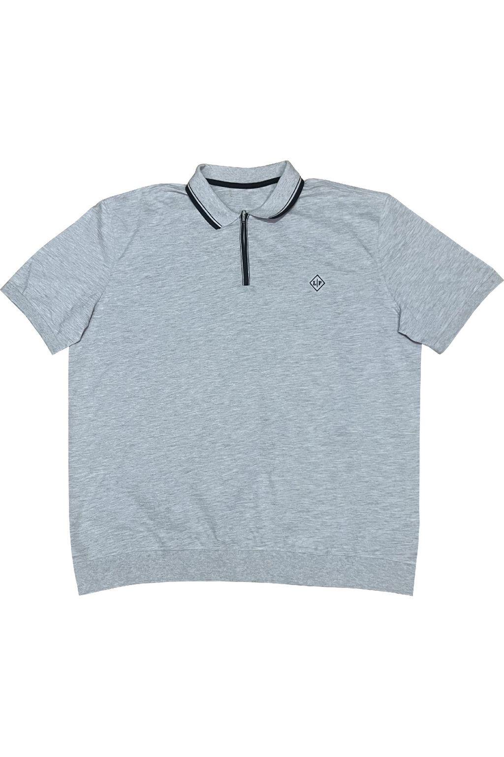 Büyük Beden Altı Lastikli Polo Yaka T-shirt