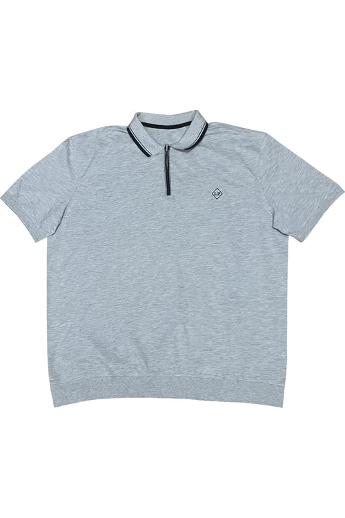 Büyük Beden Altı Lastikli Polo Yaka T-shirt