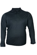Büyük Beden Polo Yaka Mevsimlik Sweatshirt