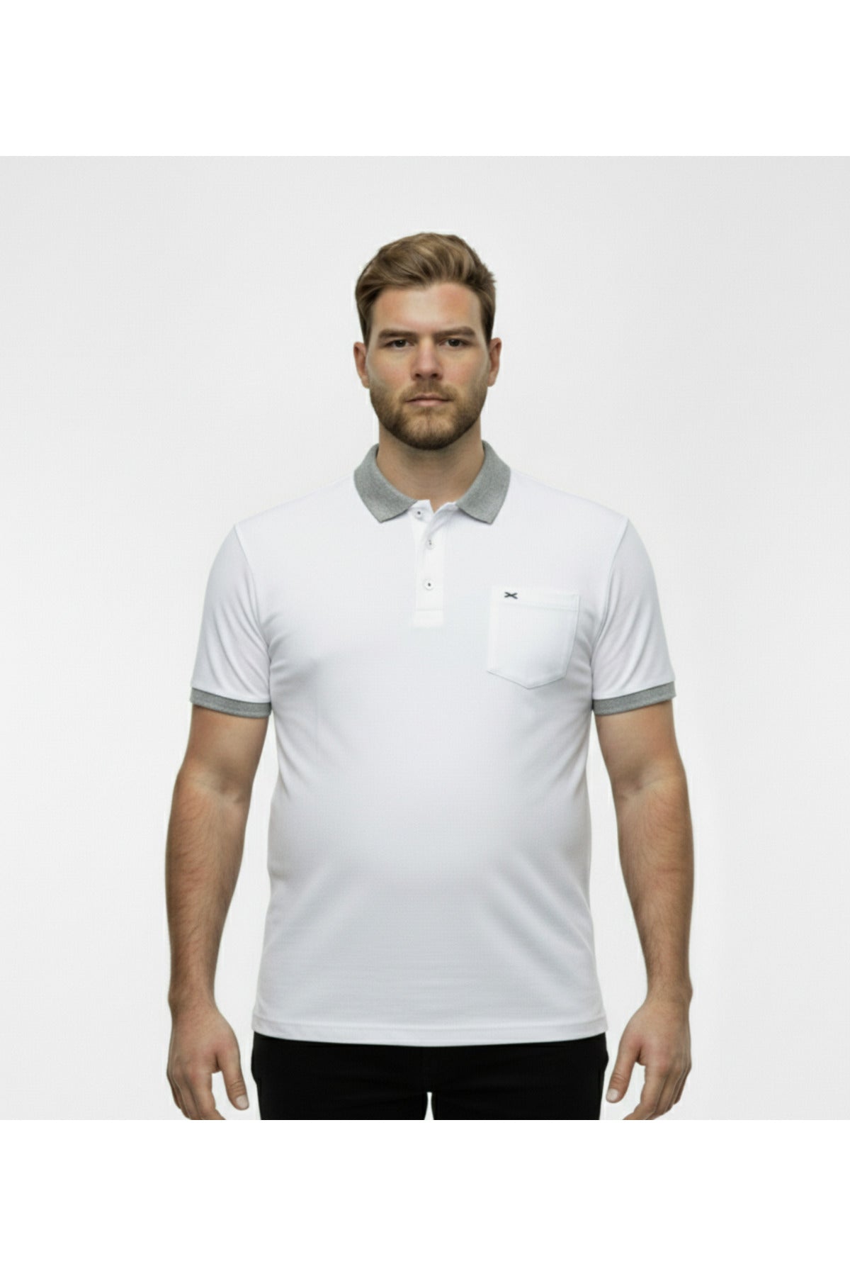 Büyük Beden Erkek Polo Yaka T-Shirt