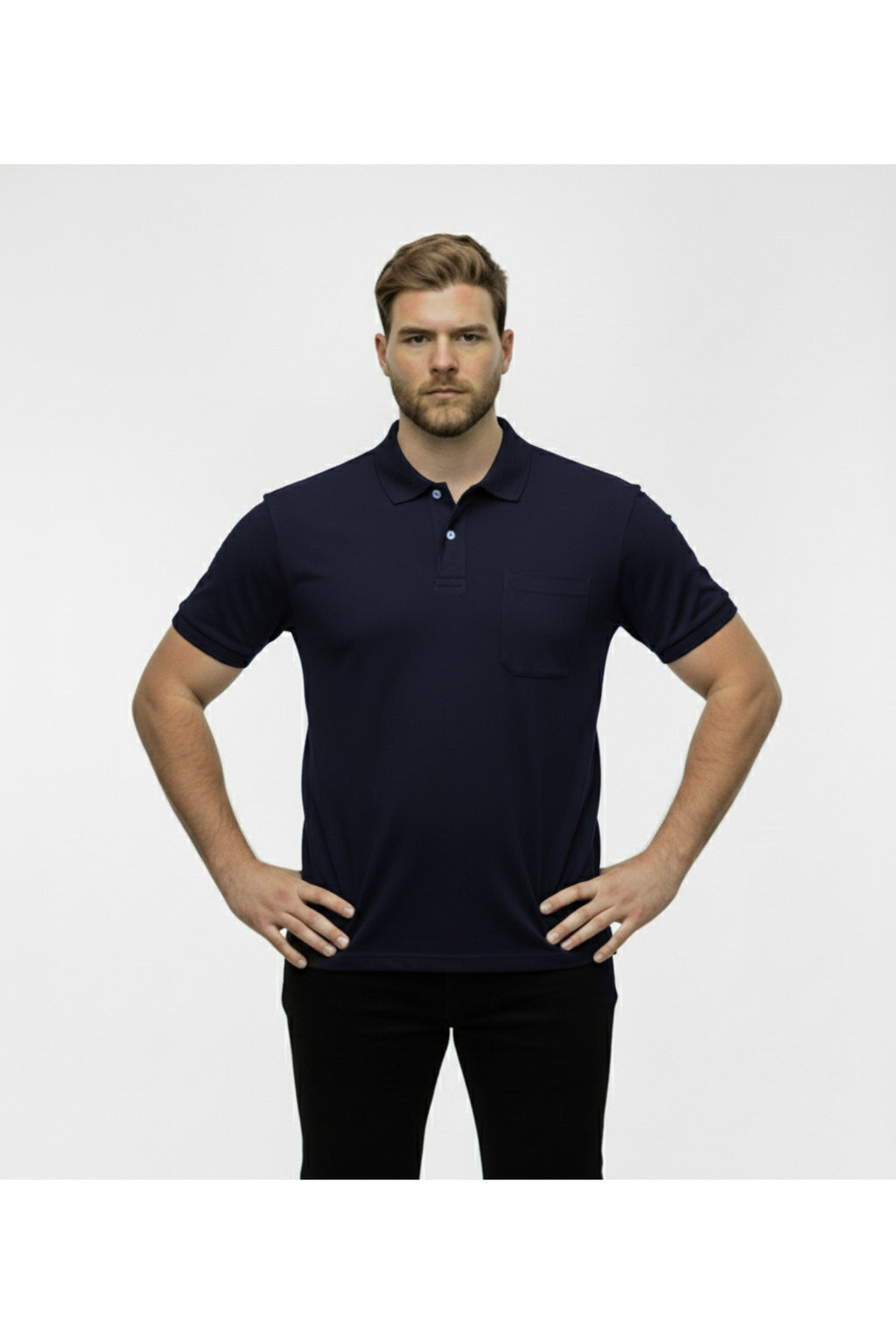 Büyük Beden Polo Yaka T-shirt