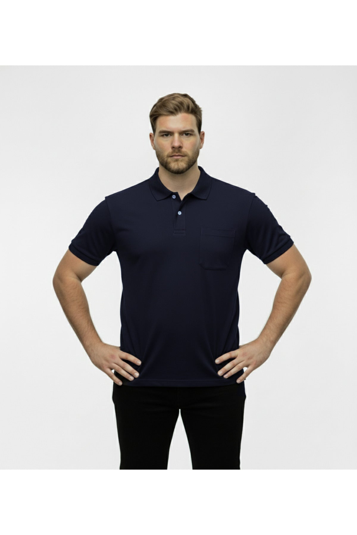 Büyük Beden Polo Yaka T-shirt