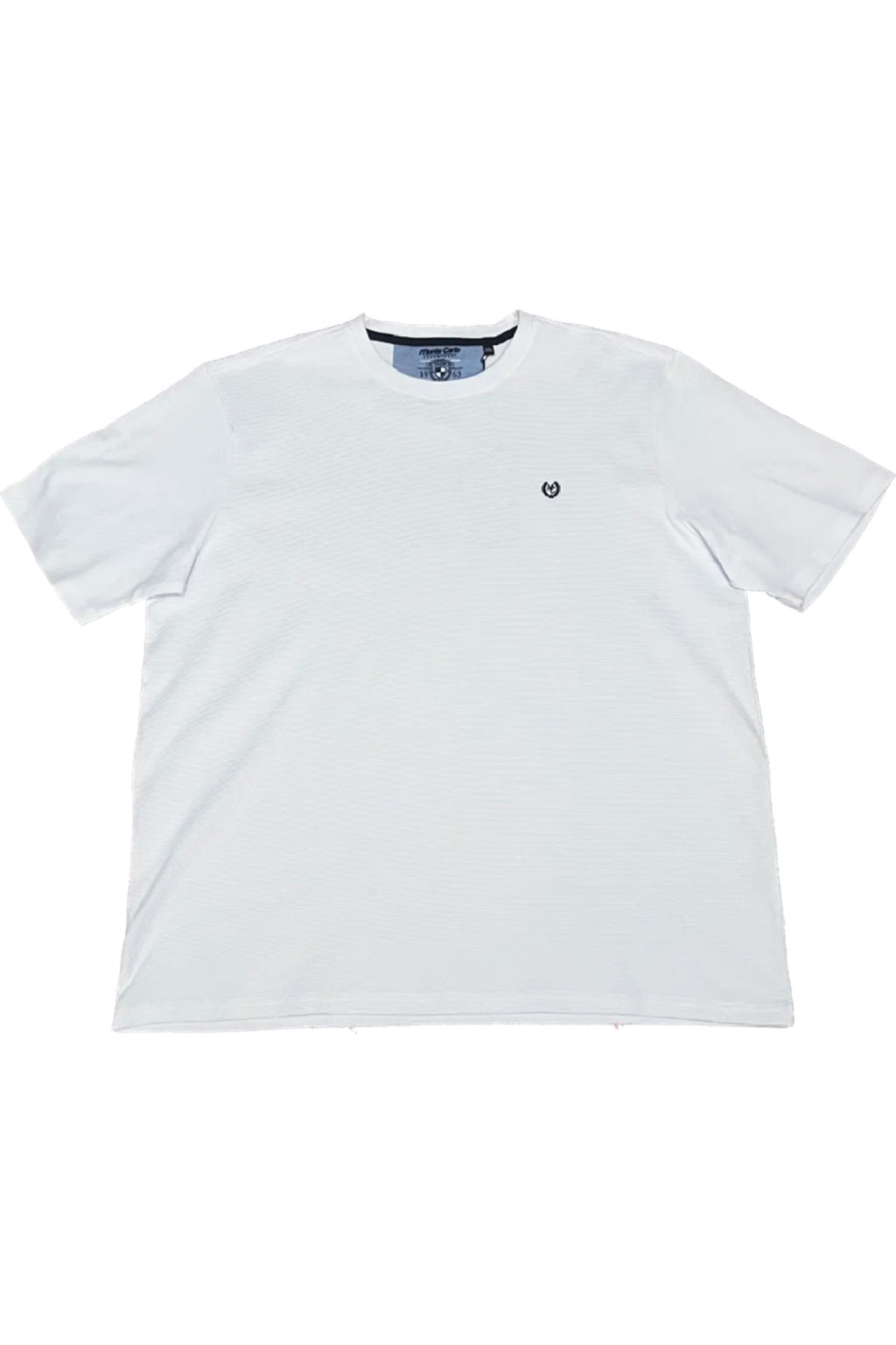Büyük Beden Waffle Örme Likralı Penye T-shirt